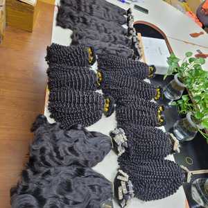 Cabello de queratina 100% Paquetes de cabello humano virgen Sin procesar Virgen Cutícula alineada Tejido de cabello peruano - Product Image 5