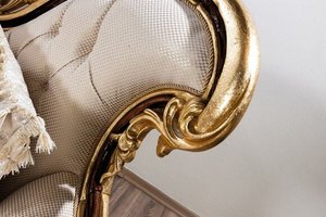 Juego de sofá de madera de teca de mediados de siglo de lujo de Valencia tallado a mano para sala de estar, entrada, hogar, apartamento, sala de reuniones, Hotel, Villa, uso - Product Image 4