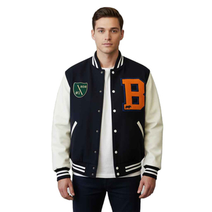 Chaqueta Universitaria Unisex Premium con Forro Acolchado Cálido y Resistente para Clima Frío, Uso en Equipos, Bordado Personalizado para Equipos Escolares - Product Image 3