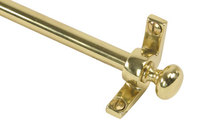 Supports de tige d'escalier non articulés en laiton de conception européenne durable Accessoires de fenêtre de porte de haute qualité pour hôtels appartements résidentiels