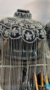 2025คอลเล็คชั่นสุดเท่สำหรับฤดูร้อนเสื้อคลุมปาร์ตี้สไตล์วินเทจปักเลื่อมประดับด้วยลูกปัดประดับพู่ขนาดพิเศษสำหรับฤดูใบไม้ผลิ - Product Image 5