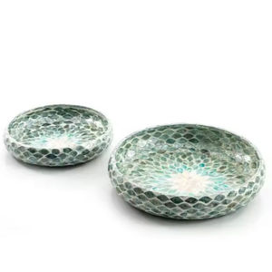 Deluxe Quality Mother Of Pearl Floral Design Chocolate Snacks Serving Platter For Best Selling Home Ramadan <b>Eid</b> Party Usage - Product Image 2