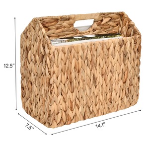 Caja de Almacenamiento Tejida a Mano, Caja de Revistas Dividida, Ecológica, Natural, Decoración para el Hogar, Venta al por Mayor desde Vietnam - Product Image 2