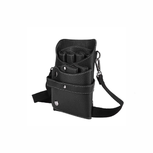 Funda de cuero PU Premium para el cabello, bolsa de tijera, bolsa de peluquería, soporte de tijera para peluqueros, estuche de cuero, herramientas de aseo - Product Image 4