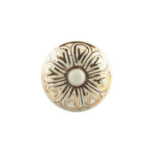 2025 luxueux décor à la maison poignée en céramique couleur or et blanc Design moderne placard porte boutons en céramique prix d'exportation - Product Image 1