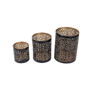 Nouvelle arrivée de qualité supérieure bougeoir votif en métal en fer fabrication de bougies taille personnalisée pour la décoration d'éclairage de table - Product Image 1