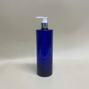ขวดเครื่องสำอางพลาสติก PET ทรงกระบอกขนาด500มล. บรรจุภัณฑ์แบบกำหนดเองสีน้ำเงินเข้ม24มม. 48กรัม - Product Image 3
