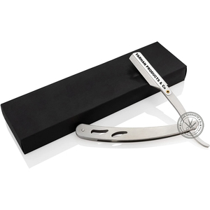 Vente en gros de fournitures pour barbier lame de rasoir professionnelle pour salon de coiffure à gorge droite/rasoir de salon pour barbier à raser 10 pièces - Product Image 2