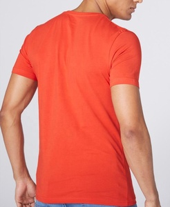 Gym Wear Plus Size Breathable Short Sleeve Plain <b>Stretch</b> Polyester/Cotton T-Shirt for <b>Men</b> - Product Image 2