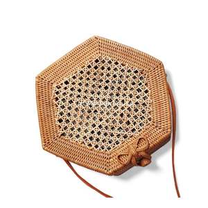 Handmade Rattan Shoulder <b>Bag</b> Natural Fiber Woven Handbag Fashionable <b>Accessory</b> for Daily Life from Vietnam - Product Image 1