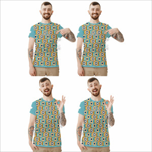 Camisetas ajustadas con logotipo personalizado para hombre, camisetas de color sólido de alta calidad para hombre, camisetas de sublimación para hombre - Product Image 6