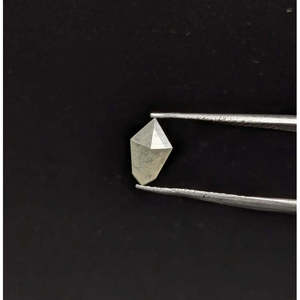 Diamante Natural Facetado Gris Kite de 5.4-8.6 mm, Corte Excelente/Good, para Joyería, Certificado IGI, Cristal Suelto Tipo Sal y Pimienta - Product Image 2