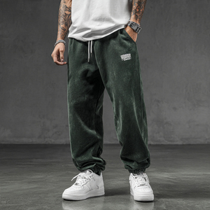 Pantalones Deportivos de Pierna Ancha con Cintura Ajustable para Hombre, Felpa Gruesa de 500 GSM, Pantalones de Pijama, Pantalones Deportivos de Felpa Extra Grandes para Hombre para Invierno - Product Image 6