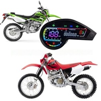 Spidometer LCD Motor Off-Road Baru untuk Meksiko Brasil Tablero Digital Painel De Trilha Cocok untuk Bros NXR150 DM150