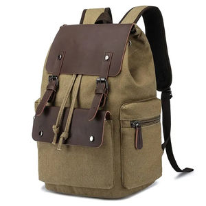 Sac à dos d'étudiant, sac à dos d'école, sac à dos pour ordinateur portable, imprimé vintage personnalisé, confortable pour les voyages en plein air, fabrication de sacs à cordon de serrage tendance, vente en gros - Product Image 2