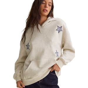 Sweat à capuche unisexe en molleton 100% coton de haute qualité avec logo et couleur personnalisés Wild Spirit, patch brodé, marque privée - Product Image 6