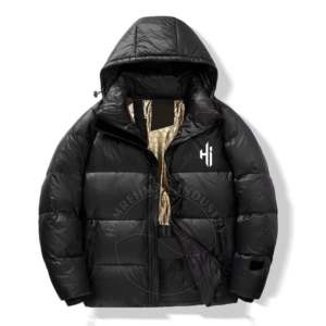 Nueva llegada ropa de invierno para hombre chaquetas acolchadas con capucha chaqueta de plumón burbuja masculina espesar gran oferta al aire libre trampa estrella invierno logotipo personalizado - Product Image 6