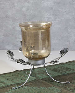 Unique Design Metal <b>Brass</b> <b>Candlestick</b> Holder Set Includes Lanterns and Stand for Wedding Dinner Table Decor - Product Image 4