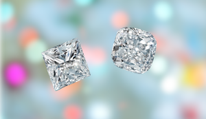 Diamante cultivado en laboratorio de joyería doble 4*4mm corte princesa blanco VVS1 DE certificado suelto DE Color diamante - Product Image 3