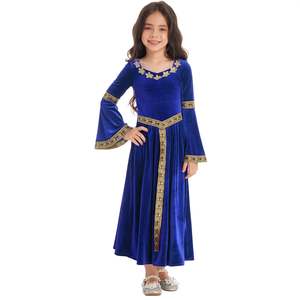 Disfraz Medieval Infantil con Decoración Bordada para Niñas - Product Image 5