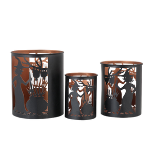 Candelabros de Hierro Hechos a Mano para Decoración de Mesa de Boda, Portavelas Votivas, Centros de Mesa Aceptables - Product Image 1