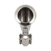 Support de canne à pêche réglable en acier inoxydable 316 avec pince de fixation pour rail, support de canne pour bateau et yacht