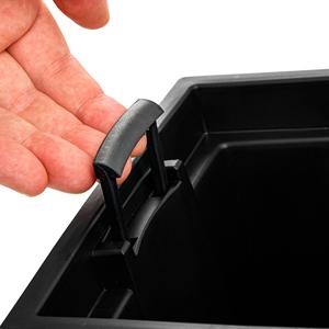 Fioriera color cemento con serbatoio, collezione FURU, 39,5 x 18,5 x 19,5 cm, capacità 8 L. - Product Image 4