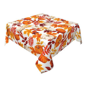 New Arrival Embroidered Pure Cotton Luxury Wedding Party <b>Table</b> <b>Cloths</b> with Customized Logo - Product Image 6