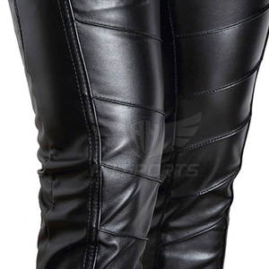 Premium Quality Factory Wholesale Price Customized Logo Leather <b>Pants</b> for Men / 2024 Latest Design Men Leather <b>Pant</b> - Product Image 6