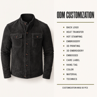 Blouson bomber pour homme en polyester et coton 240G avec col montant et poches poitrine ODM
