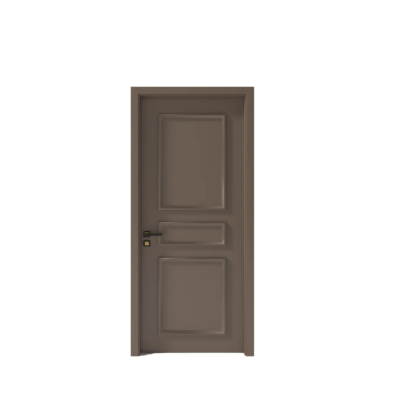 Porta moderna e impermeável - porta interna composta Konig modelo D0183 à prova de termitas de alta qualidade exportada do Vietnã