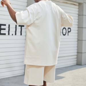 Conjunto de camisetas y pantalones cortos con estampado gráfico de dos piezas personalizado, ropa de verano para hombre, conjunto de camisetas y pantalones cortos de talla grande de 2 piezas para hombre - Product Image 6