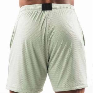 กางเกงขาสั้นกีฬาเอวสูงสำหรับผู้ชายเสื้อผ้าตาข่ายคอตตอน100% ปรับแต่งได้กางเกงกีฬาเอวสูง2025ผลิตตามสั่ง - Product Image 2