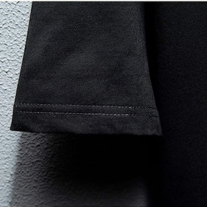 Personalizado Boxy Fit acampanado manga cuello redondo algodón hombres gota hombro hombres camisetas - Product Image 5