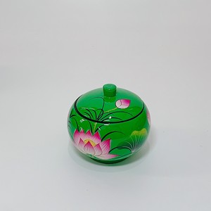 Wholesale Price Good Product Home <b>Decorative</b> Hot Selling250ml High Quality Polished Small Lacquer Jar with Lid Diameter 11cm - Product Image 4