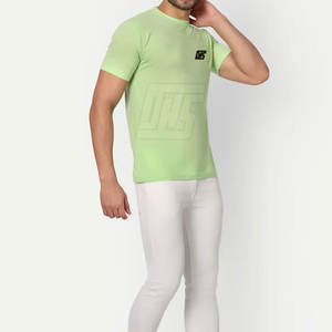 เสื้อยืดคอกลมสำหรับผู้ชายเสื้อยืดแนวสตรีทสำหรับผู้ชายดีไซน์โลโก้ของคุณเอง - Product Image 6