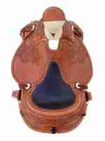 Selle Western Premium Big Horn, arbre en fibre de verre, cuir de buffle, travail artisanal, garde-boue pré-tourné, 16 pouces, personnalisable, rembourrage doux