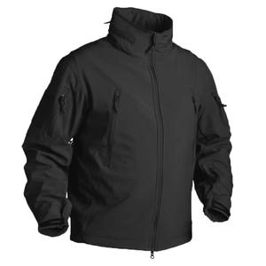 Chaqueta Softshell a prueba de viento con logotipo personalizado de la empresa para invierno senderismo con capucha al aire libre impermeable ropa de otoño - Product Image 1