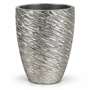 Maceta de Fibra Texturizada Diagonal Fida - Product Image 1