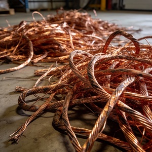 Chatarra de Alambre de Cobre, Limpios, Brillantes, Sin Aislamiento, Alambres de Cobre Puro para Fundición Industrial - Product Image 2