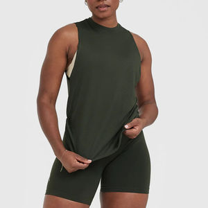 Men's Quick Dry <b>Sleeveless</b> Workout Tank <b>Tops</b> Breathable Knitted Athletic Muscle Gym Performance Machine Embroidery <b>Silk</b>/Cotton - Product Image 1