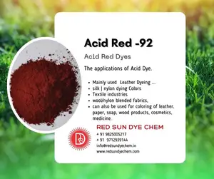 酸性红92红色太阳染料化学制造商和出口商染料颜色在印度。