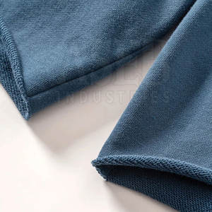 Pantalones cortos desgastados ligeros al por mayor estilo callejero cintura elástica cómoda venta en línea hecha de algodón - Product Image 3