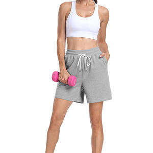 Pantalones cortos deportivos de talla grande personalizados para mujer, transpirables, sueltos, de cintura alta, para exteriores, de secado rápido, para correr, Fitness, Yoga, para mujer - Product Image 1