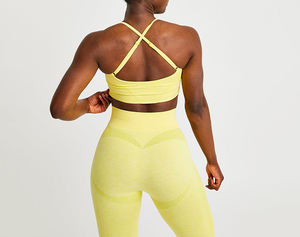 Nouveaux ensembles de yoga pour femmes, vêtements de sport pour femmes, vêtements de sport pour la salle de sport, ensembles de yoga pour le fitness, leggings pour le fitness, soutiens-gorge de sport, ensembles sans couture pour femmes - Product Image 4