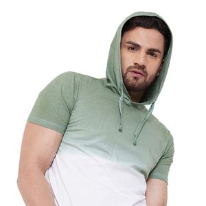 Vente en gros T-Shirt en coton doux et léger pour hommes 100% Tissu tricoté Vêtements décontractés unis avec motif imprimé - Product Image 1