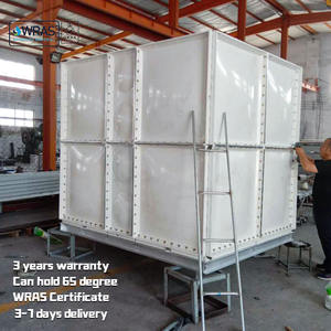 Tanque de Almacenamiento de Agua Flexible de Fibra de Vidrio FRP de 500 Unidades Cúbicas/Tanque Rectangular de Agua Potable SMC - Product Image 6