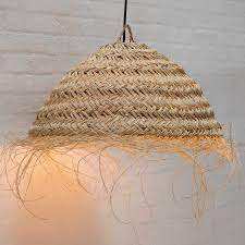 Lampshade Brass Metal Doum rattan moroccan handmade Decorative Lighting Wholesale Supplier USA ETSY EBAY SHOPIFY STOCK dropship - Product Image 2