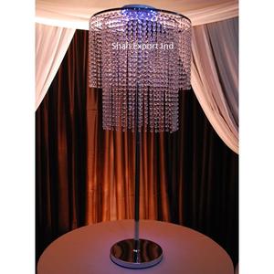 Candelabro de mesa de cristal decorativo para boda hecho a mano, centro de mesa para eventos, fiestas, suministros de decoración - Product Image 1