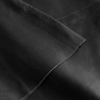 Jupe longue en cuir véritable de haute qualité pour femme, taille régulière, respirante, ajustable, style uni, hip-hop, grande taille